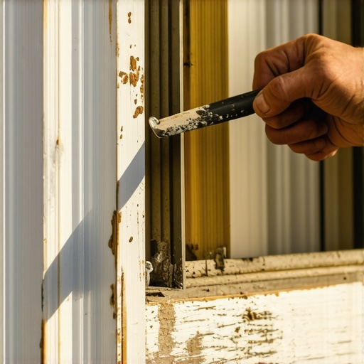 Postupak postavljanja gumene trake na drveni prozor