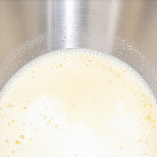 Postizanje idealne gustine sapuna Gusta smesa sapuna od maslina u fazi traga