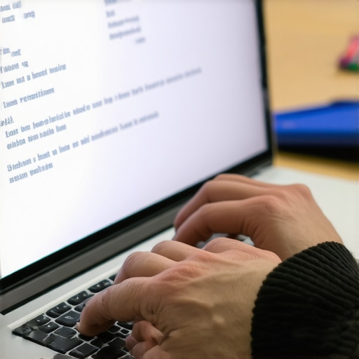 Nastavnik pravi digitalni test na laptopu u učionici