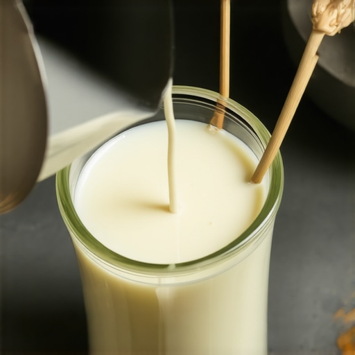 Postupak sipanja rastopljenog sojinog voska u staklenu teglu sa centriranim fitiljem