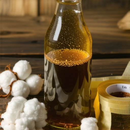 Sastojci za prirodno uklanjanje bradavica jabukovim sirćetom na drvenom stolu