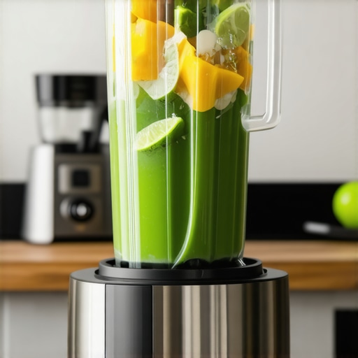 Profesionalna emulzija zelenog smoothieja Blender koji pravi savršen zeleni smoothie bez komadića