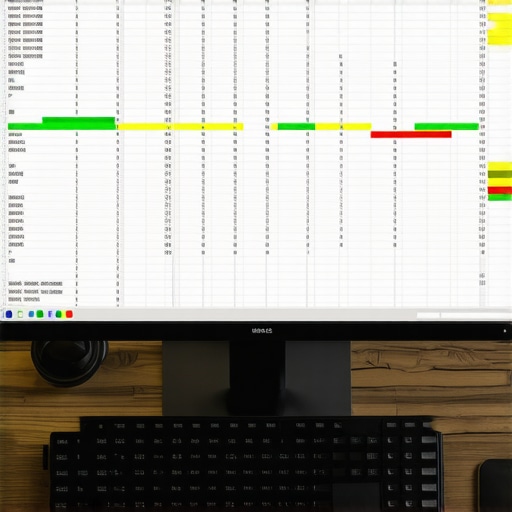 Ekran sa Excel tabelom za praćenje troškova