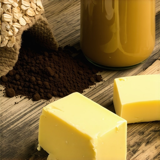 Sirovi sastojci za ovsene kolačiće na drvenom stolu