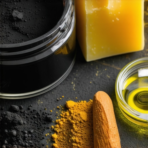 Domaći crni ajlajner u tegli sa aktivnim ugljem i voskom