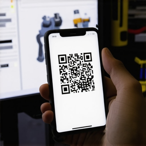 Osoba skenira QR kod telefonom sa ekrana monitora za pristup online testu