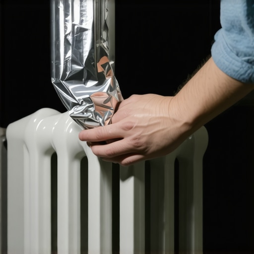Postavljanje folije iza radijatora za uštedu toplote