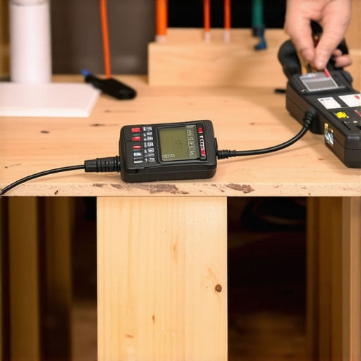 Testiranje kabla pegle multimetrom Majstor koristi multimetar za lociranje prekida na kablu pegle