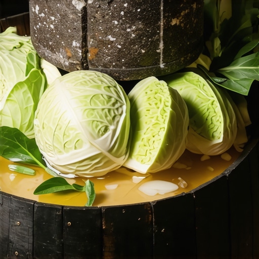 Tradicionalna metoda kiseljenja kupusa u kaci Kiseli kupus u drvenoj kaci sa kamenim pritiskom u podrumu