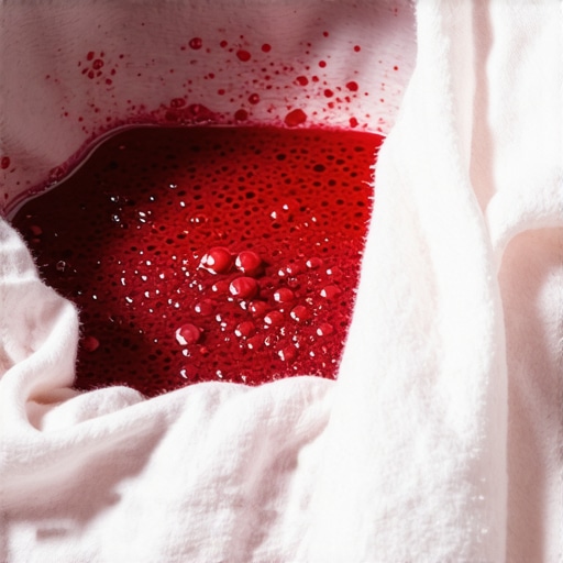 Tradicionalno ceđenje domaćeg soka od maline kroz platno Domaći sok od maline ceđenje kroz gazu bez konzervansa