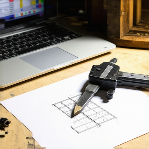 DIY Logo Design Process for Makers Close-up of a maker sketching a logo on graph paper in a workshop