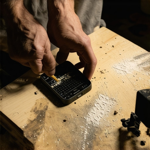 DIY brendiranje iz radionice Osoba pravi DIY proizvod i snima proces telefonom za online brend