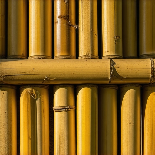 Ručno pravljen hotel za pčele od bambusa sa čistim rezovima i drvenim okvirom