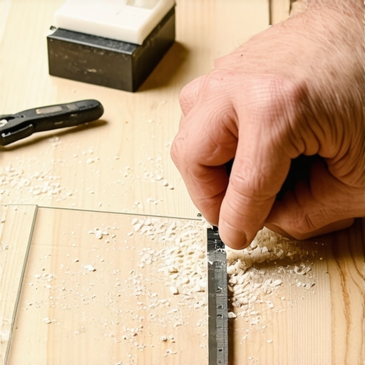 Sečenje pleksiglasa za magnetni planer na radnom stolu