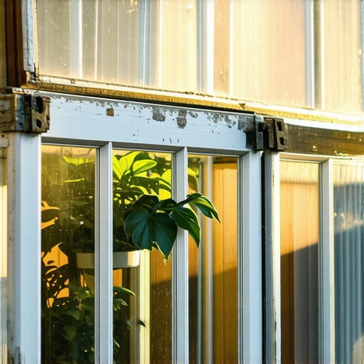 Mini staklenik napravljen od recikliranih drvenih prozora u bašti