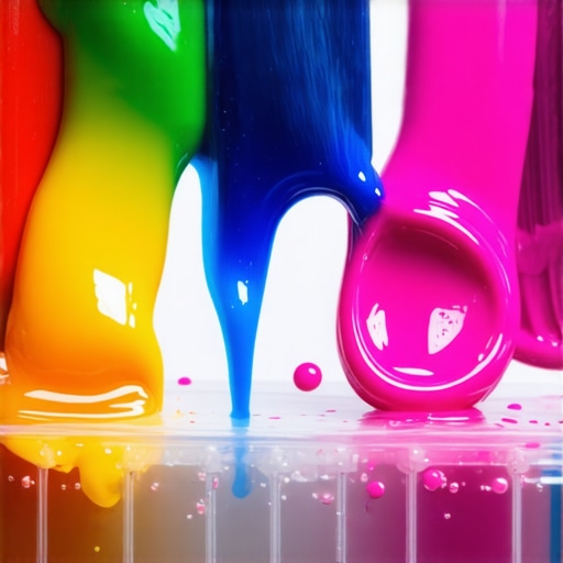 Prikaz pravljenja mokre palete za akrilne boje od recikliranih materijala i glicerina