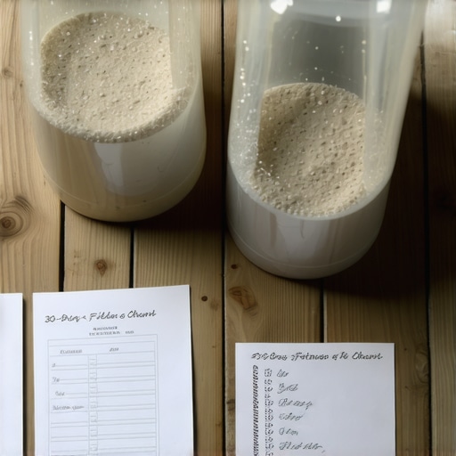 Domaći tegovi od plastičnih kanistera i peska na drvenom podu