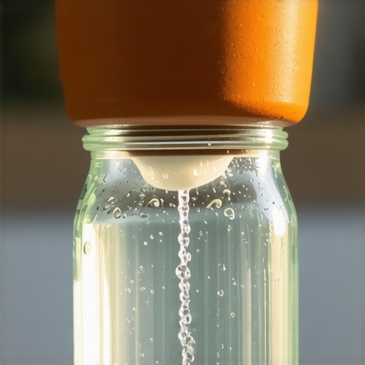 Automatsko zalivanje biljaka pomoću staklene tegle i pamučnog kanapa