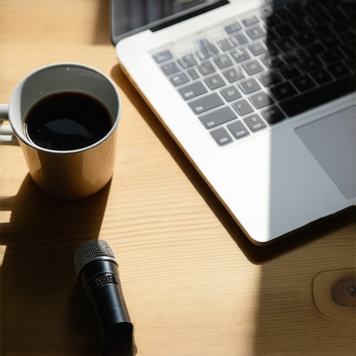 Laptop i kafa na drvenom stolu kao simbol DIY online biznisa