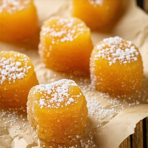 Prirodne domaće bombone za bolno grlo napravljene od meda i đumbira na drvenom stolu