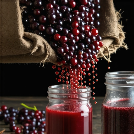 Ceđenje soka od aronije kroz gazu