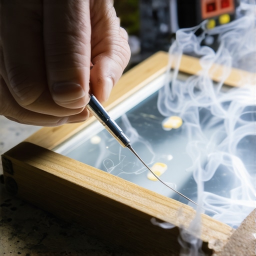 Postupak lemljenja kablova na pametnu LED traku u radionici