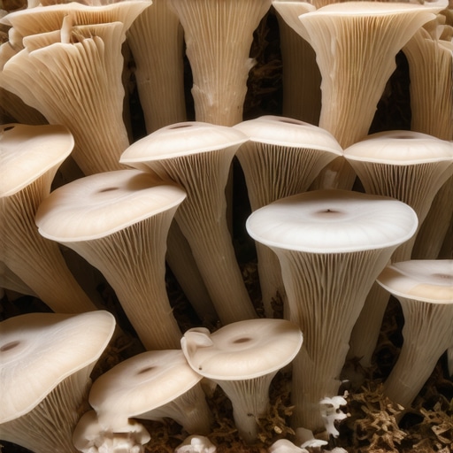 Beli micelijum bukovače kako kolonizuje slojeve braon kartona u kanti