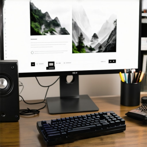 Prikaz procesa pravljenja web dizajna za blog bez koda na monitoru sa modernim alatima.