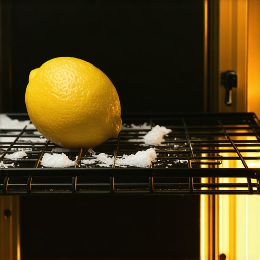 Čišćenje rerne sodom bikarbonom i limunom izbliza