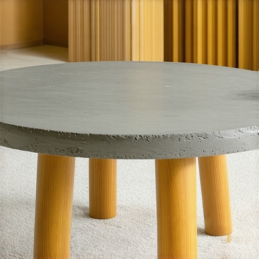 Napravite stočić od betona i drveta za manje od 2000 dinara