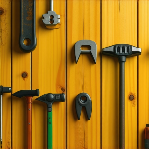 Zid sa alatima u radionici koji simbolizuje red i mentalni mir