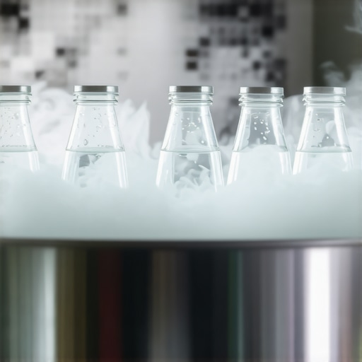 Staklene flaše sa sokom od zove u loncu sa vrelom vodom tokom procesa pasterizacije