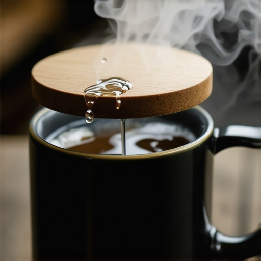 Keramička šolja sa poklopcem za pravilnu infuziju čaja