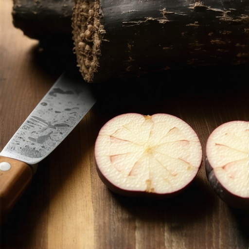 Priprema svežeg korena gaveza Svež koren gaveza isečen na kolutove za pripremu domaćeg melema