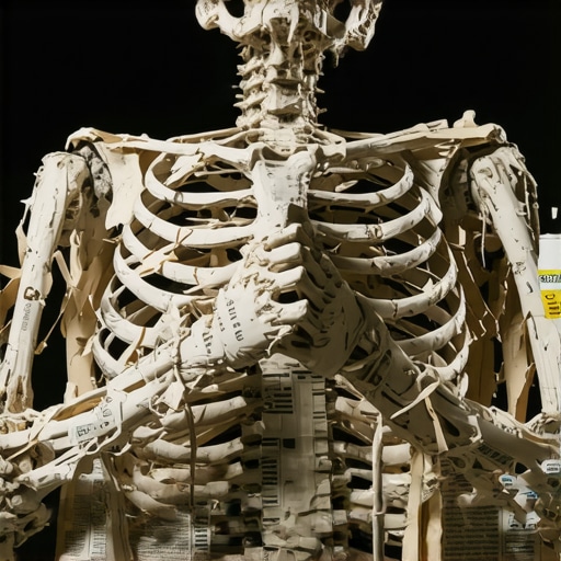 Detaljan prikaz nanošenja novinskog papira na žičani skelet skulpture