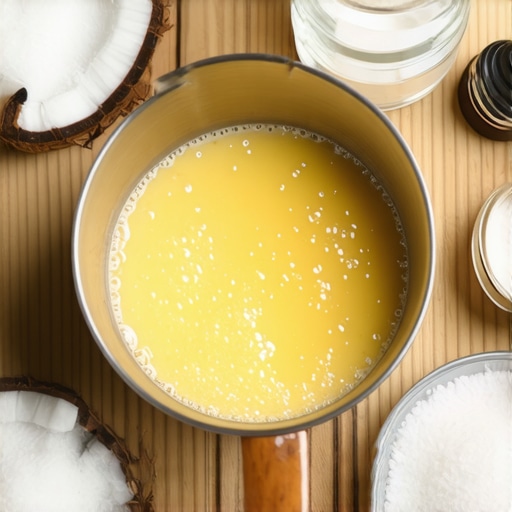 Domaći sastojci za prirodni dezodorans bez aluminijuma na drvenom stolu