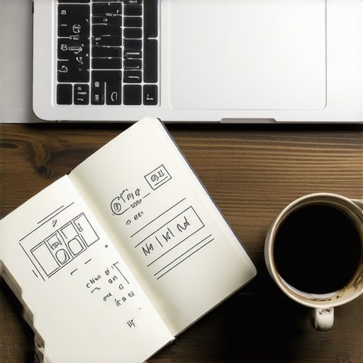 Radni sto sa laptopom i beleškama za onlajn profil