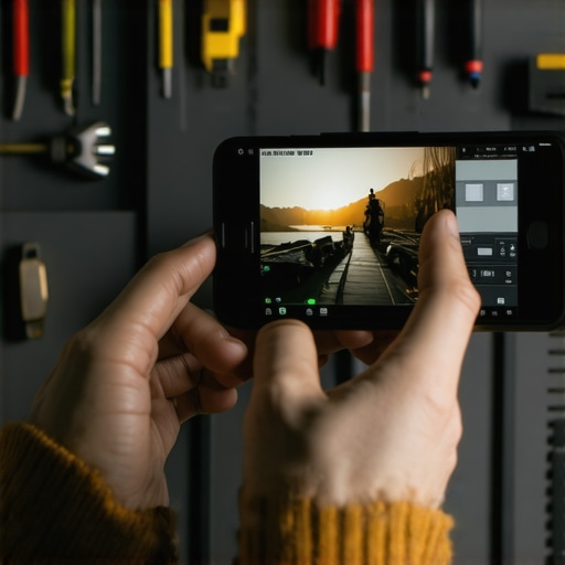 Profesionalna montaža videa na telefonu bez vodenog žiga Osoba montira 4K video na mobilnom telefonu koristeći profesionalnu aplikaciju bez vodenog žiga