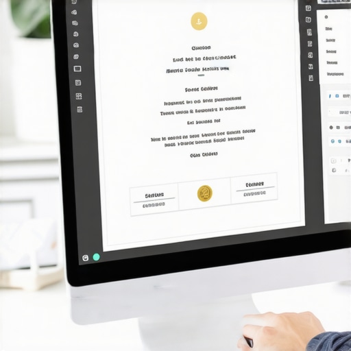 Profesionalni dizajn sertifikata u Canvi Radni proces kreiranja online sertifikata u Canva aplikaciji sa fokusom na detalje i mrežu