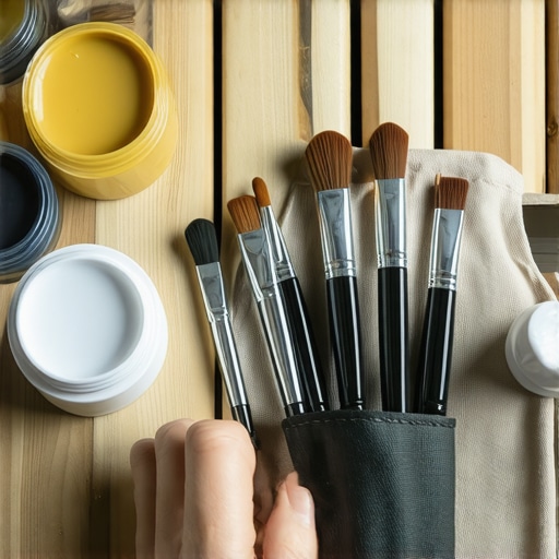 Detaljan prikaz slikanja na platnenoj torbi sa tekstilnim medijumom