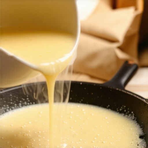 Glatko testo za palačinke koje se sipa u tiganj