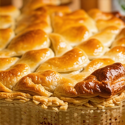 Zlatno smeđa vazdušasta gibanica u tepsiji