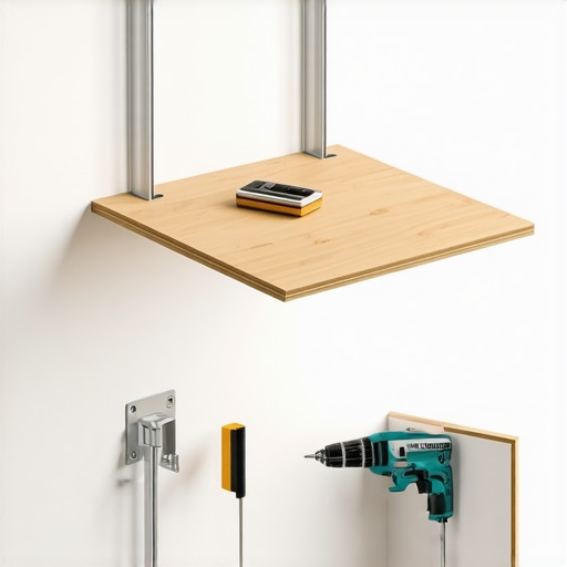 Detaljan prikaz mehanizma sklopivog radnog stola za male stanove