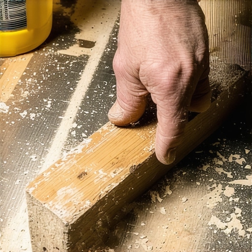 Detaljan prikaz spajanja drvenog rama pod uglom od 45 stepeni sa vidljivom teksturom drveta.