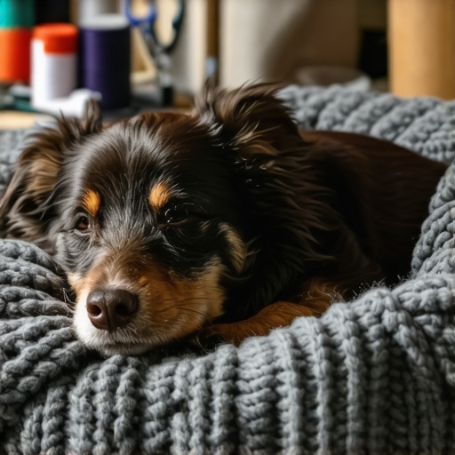 Ručno napravljen krevet za ljubimca od reciklirane odeće
