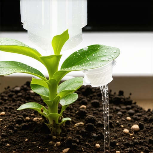 Detaljan prikaz DIY sistema za zalivanje biljaka pomoću pamučnog fitilja i plastične flaše