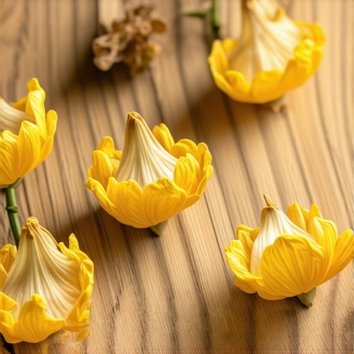 Vrhunski cvet lipe za savršen san Sušeni cvetovi lipe na drvenom stolu spremni za kuvanje čaja