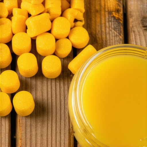 Sastojci za prirodni melem za žuljeve na drvenom stolu