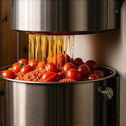 Moderni mlin za paradajz u akciji Električni mlin koji odvaja pulpu paradajza od ljuske i koštica