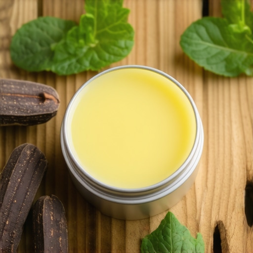 Prirodni balzam za usne od kakao putera i nane